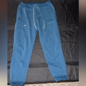 Fabletics Caribbean Blue Scrub Pants